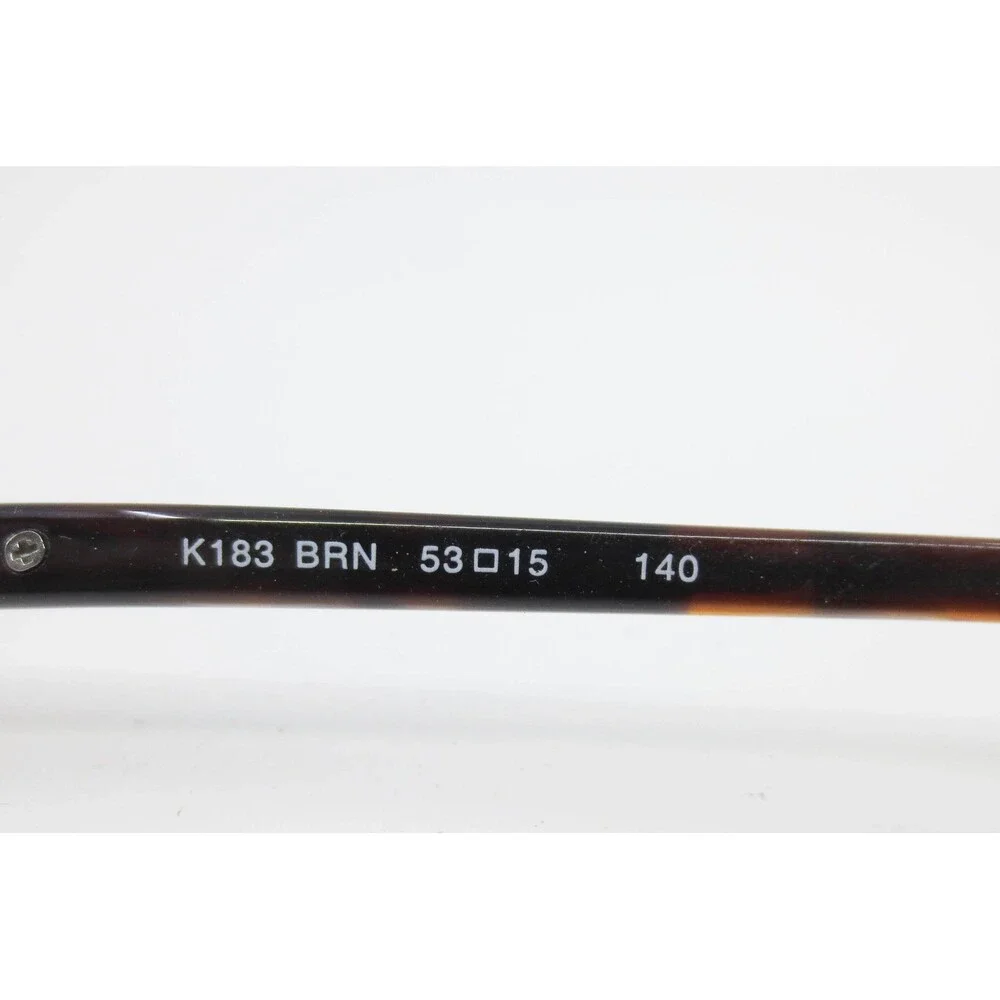 Kay Unger New York K183 BRN Brown Rhinestone Tortoise Eyeglasses 53-15-140